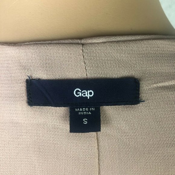 GAP Rose Gold Sequins Blazer Open Front Blush-Tone Style S/827928-00 Size S - Picture 6 of 9